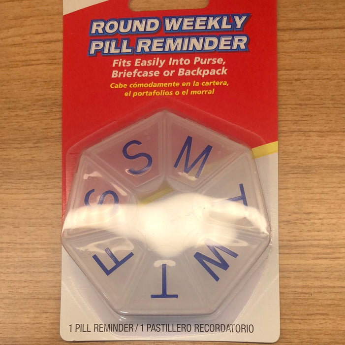 Acu-life Round Weekly Pill Reminder