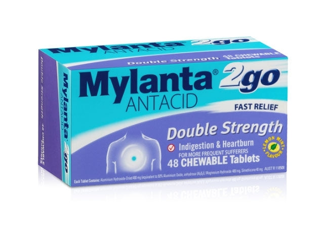 Mylanta Double Strength Chewable Tablets
