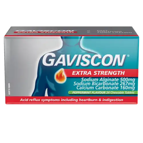 Gaviscon Extra Strength Peppermint Tablets