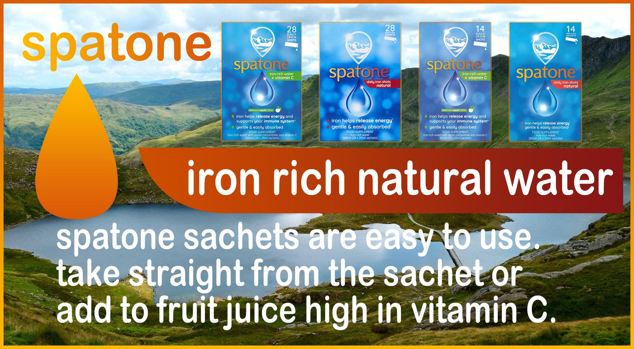 Spatone Liquid Iron Water 28 Sachets — Kiwi Chemist