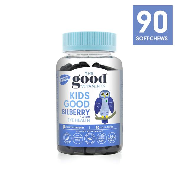 The Good Vitamin Co Kids Good Bilberry + Lutein Eye Health 90 Soft-Chews