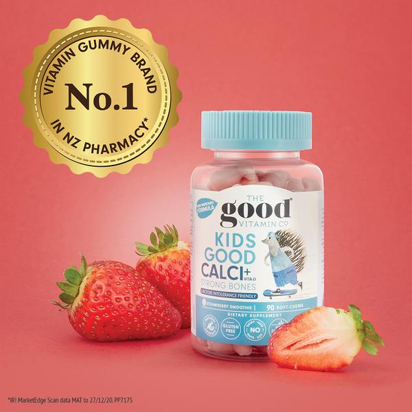 The Good Vitamin Co Kids Good Calci + Vita-D 90 Soft-Chews